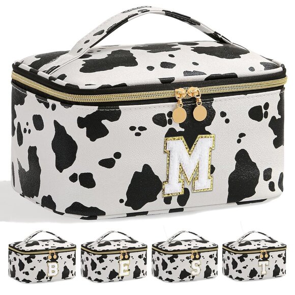 Makeup Bag Large Cosmetic Bags for Women Girls Cute Travel Zipper Pouch Toiletry - Picture 1 of 9